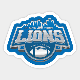 Lions 2023 Season Sticker